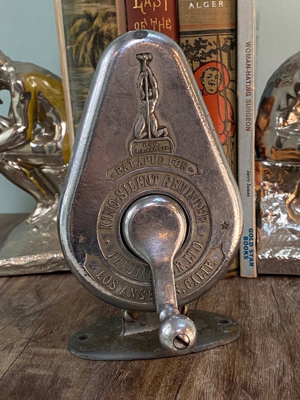 Antique Film Reel Rewinder at Duckwells