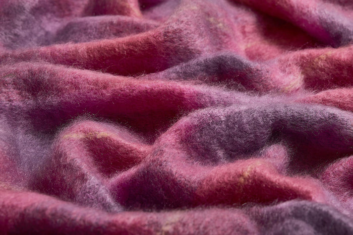 Berry Drumin Mohair Throw Blanket - Cushendale Woollen Mills