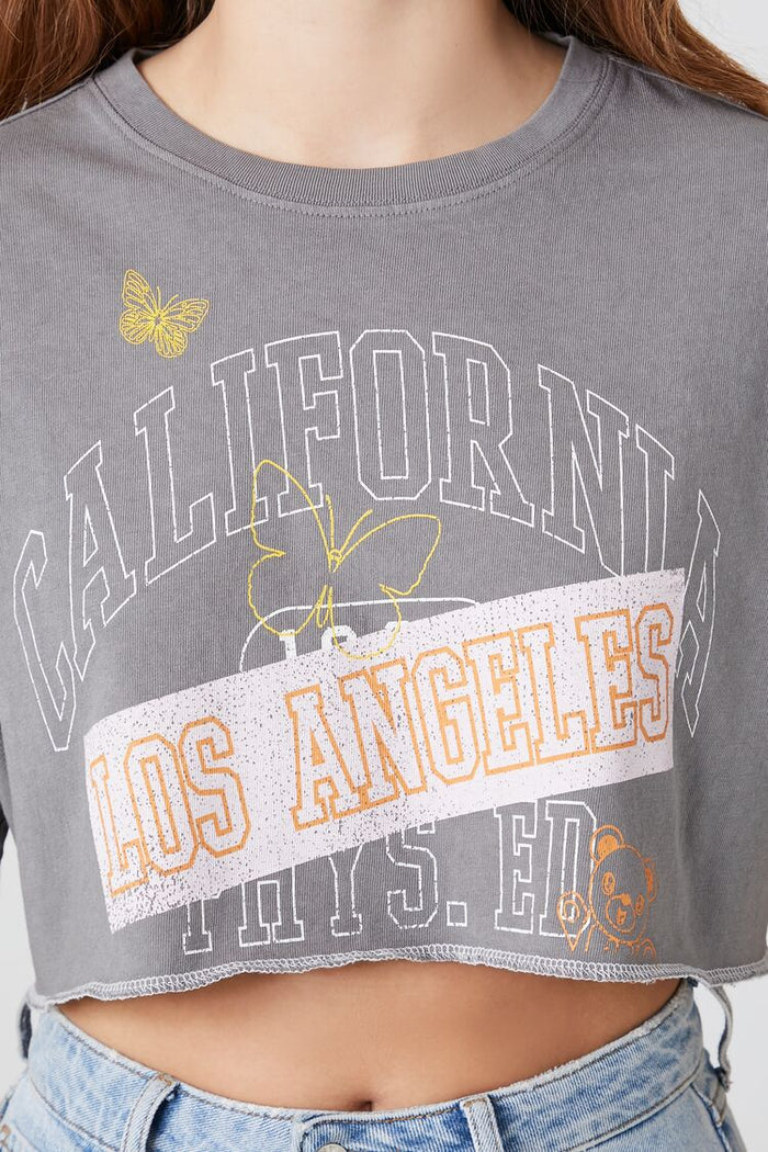 California Graphic Cropped Tee