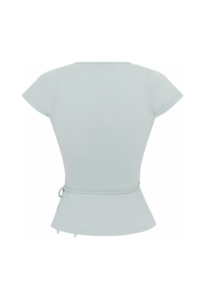 Cap-Sleeve Wrap Top Perla (Original Fit)