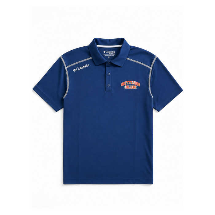 Columbia Gettysburg College Navy Polo