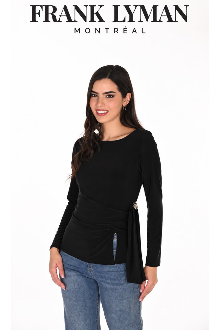 Frank Lyman 263048 Top Black by Frank Lyman Shop Frank Lyman at Dotique
