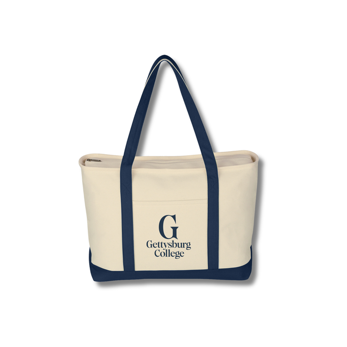 Gettysburg College Large Canvas Tote