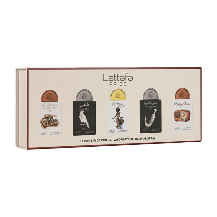 Lattafa Pride Collection 05 Eau de Parfum Unisex Fragrance Spray Gift Set (5 x 20ml)
