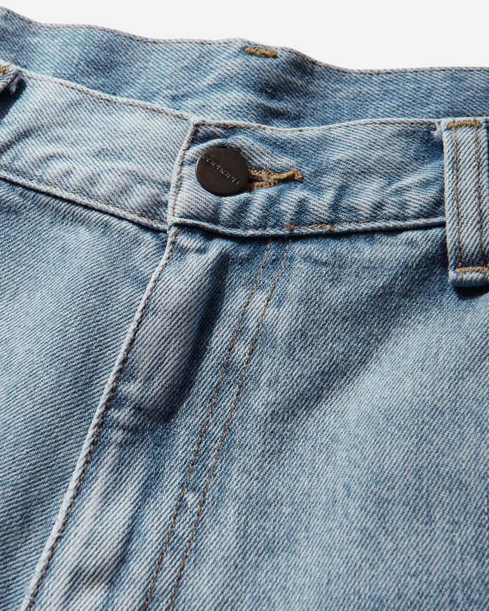 Carhartt WIP Double Knee Short Blue Shorts Denim Short I034867 01WU