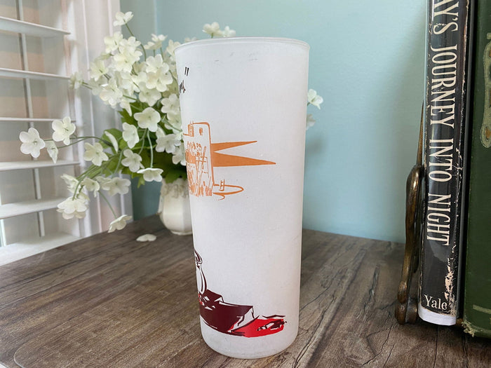 Midcentury Cliff Dwellers Souvenir Cocktail Glass at Duckwells