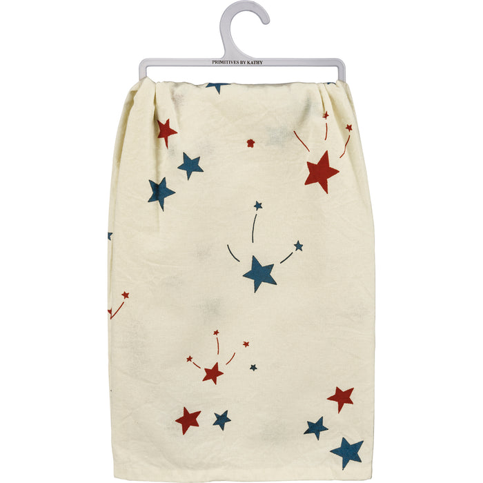Red White & Blue Star Towels