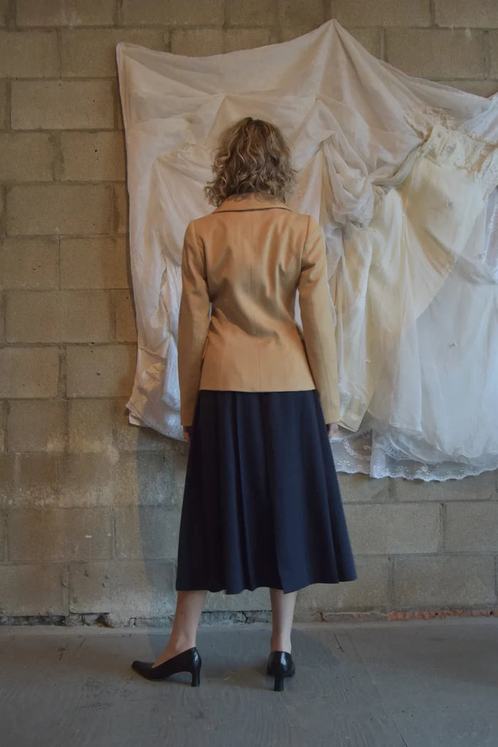 STYLE PARIS TAN WOOL + CASHMERE JACKET