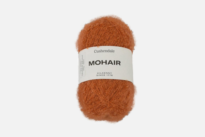 Tangerine Mohair Yarn - Cushendale Woollen Mills