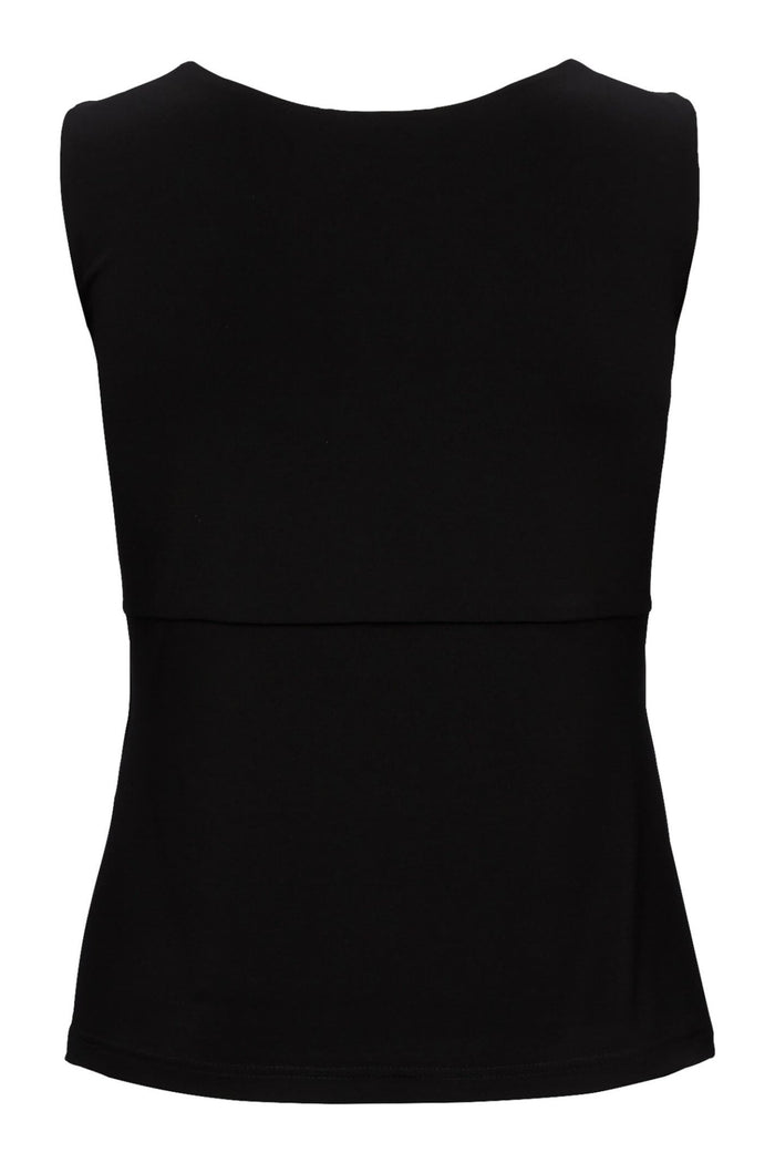 Tia 74135-7093 9000 Black Sleeveless Top - Dotique