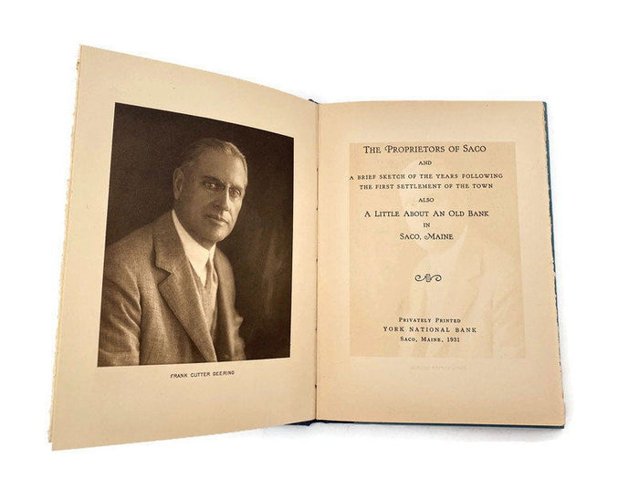 1931 Saco Maine Book at Duckwells