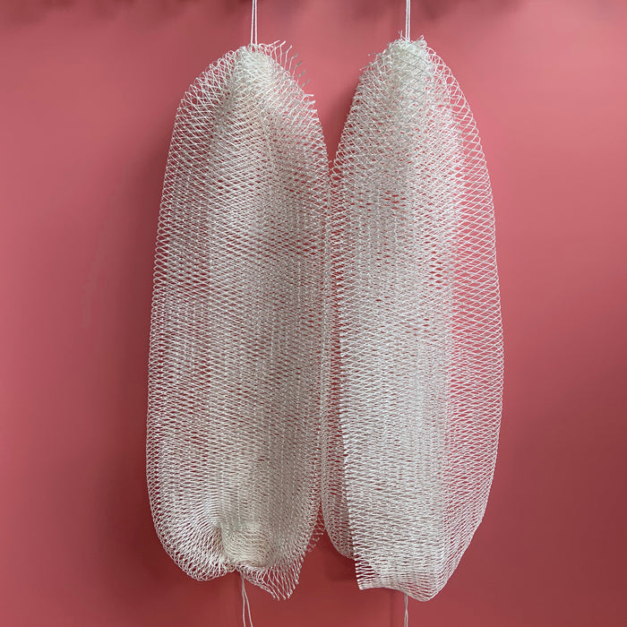 2 PCS Cream White