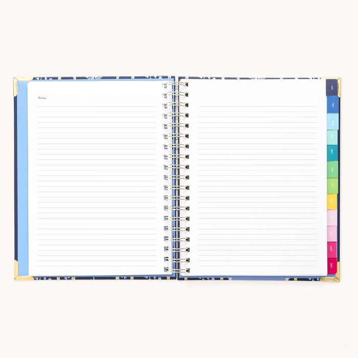 2026 Spiral Weekly Simplified Planner - Poppy Posies