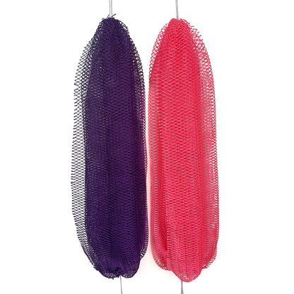 African Exfoliating Net Sponge Purple + Pink