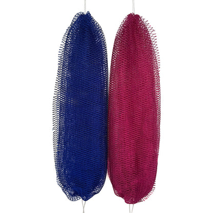 African Exfoliating Net Sponge Navy Blue + Rose
