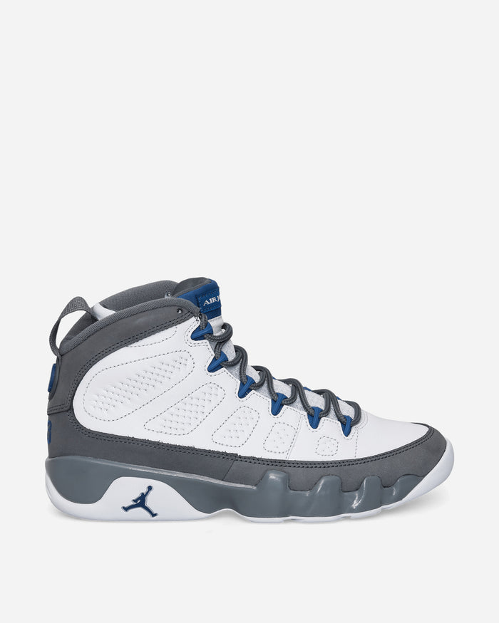 Nike Jordan Air Jordan 9 Retro Men's Shoes White/French Blue-Flint Grey Sneakers Mid HV4794-100