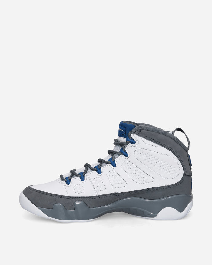 Nike Jordan Air Jordan 9 Retro Men's Shoes White/French Blue-Flint Grey Sneakers Mid HV4794-100