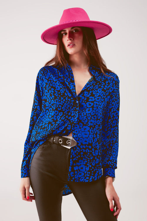 Animal shirt in blue - Shirts