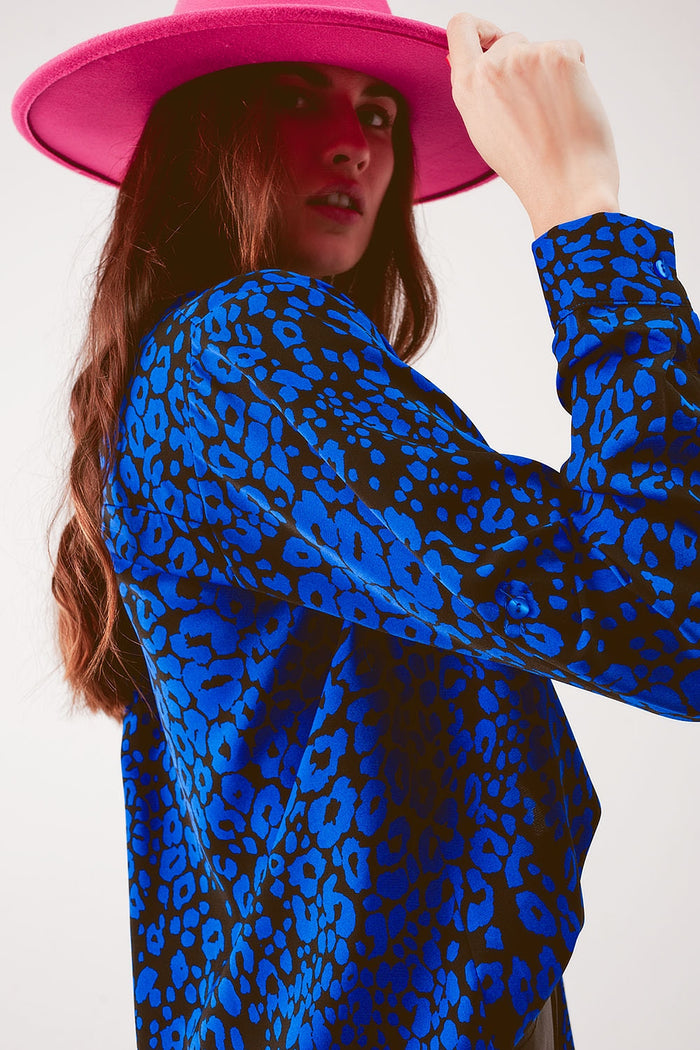 Animal shirt in blue - Shirts