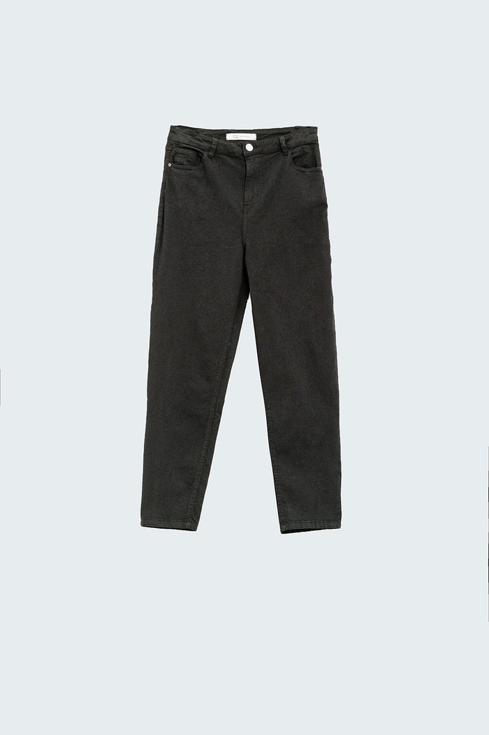 Ankle skinny Basic Jeans in black - Coloured Jeans