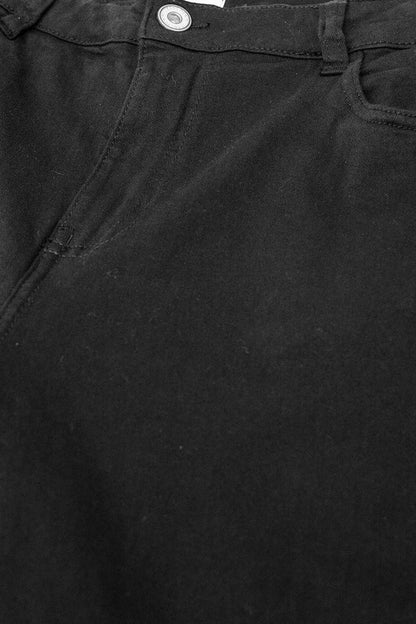 Ankle skinny Basic Jeans in black - Coloured Jeans
