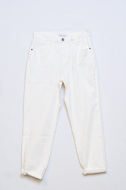Ankle skinny Basic Jeans in white - Coloured Jeans