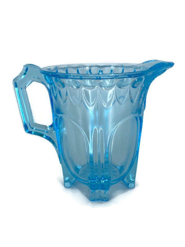 Antique Adams Early American Pressed Glass Pitcher at Duckwells