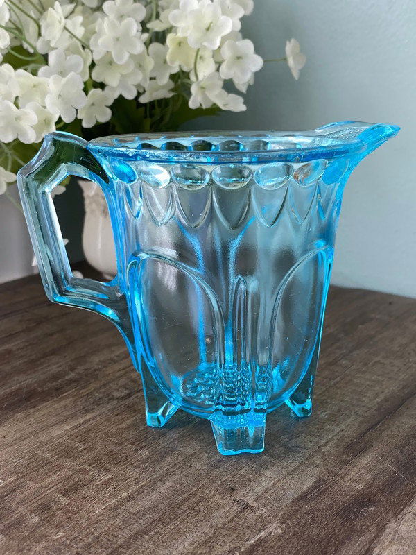 Antique Adams Early American Pressed Glass Pitcher at Duckwells
