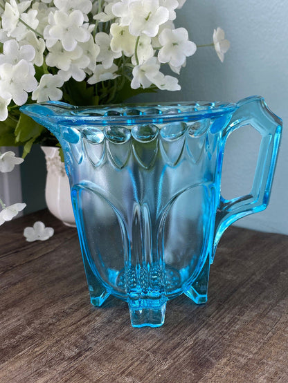 Antique Adams Early American Pressed Glass Pitcher at Duckwells