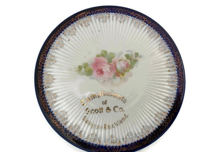 Antique Advertising Plate, Scott & Co., Bangor Rockland Maine at Duckwells