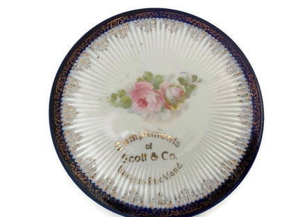 Antique Advertising Plate, Scott & Co., Bangor Rockland Maine at Duckwells