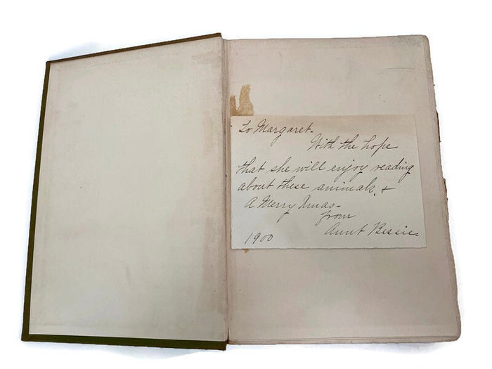 Antique Book, Wild Animals I Have Known by Ernest Seton-Thompson at Duckwells