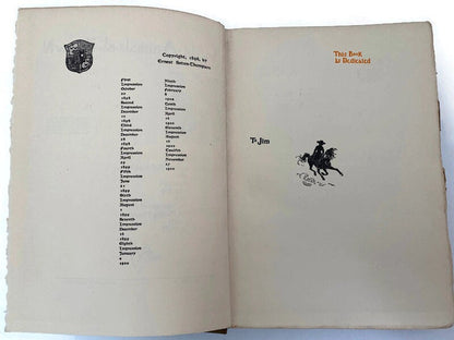 Antique Book, Wild Animals I Have Known by Ernest Seton-Thompson at Duckwells