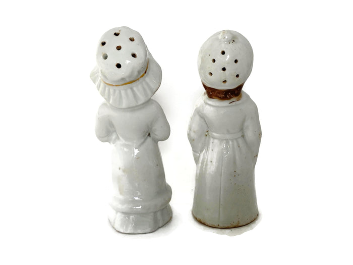 Antique Couple Salt and Pepper Shakers at Duckwells