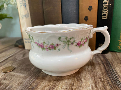 Antique Divided Porcelain Shaving Mug at Duckwells