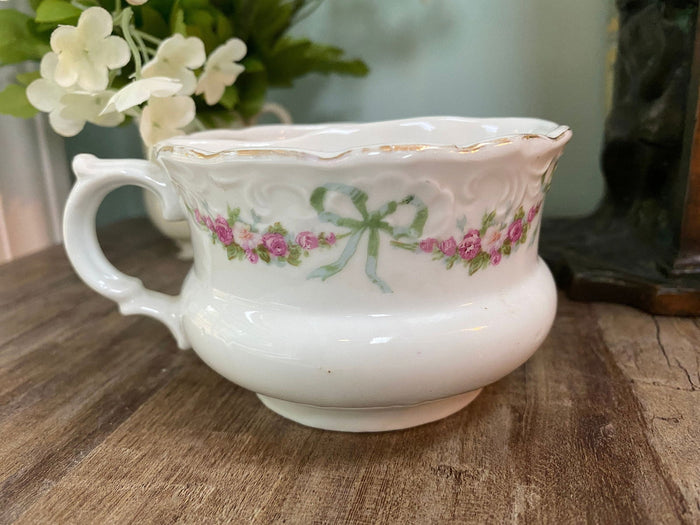 Antique Divided Porcelain Shaving Mug at Duckwells
