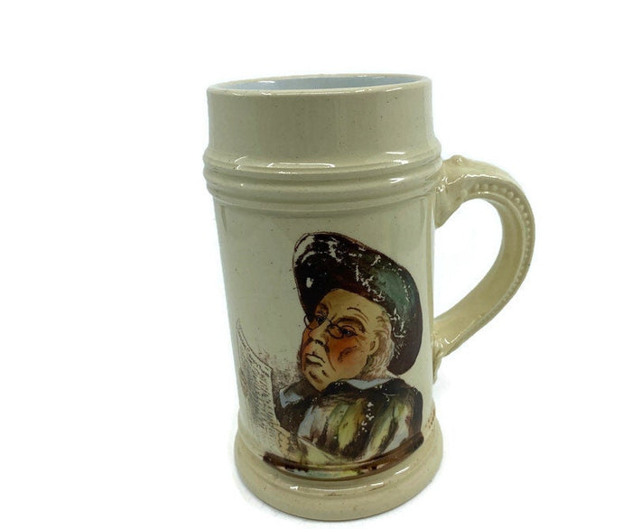 Antique English Ironstone Tankard Mug at Duckwells