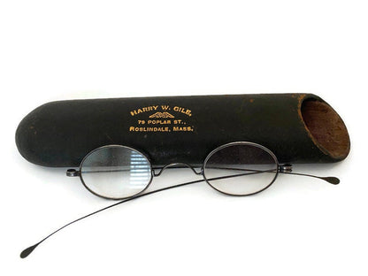 Antique Eyeglasses and Case Roslindale, Massachusetts at Duckwells