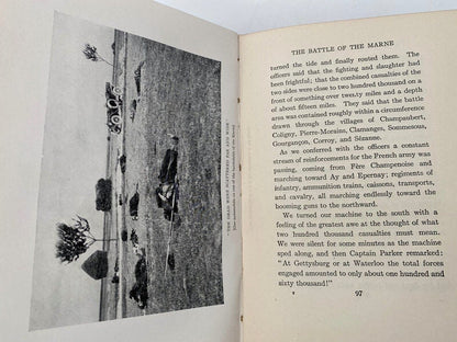 Antique First Edition Book, The Note-Book of an Attache, Seven Months in the War Zone at Duckwells