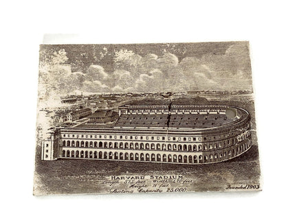 Antique Harvard Stadium Ceramic Calendar Tile at Duckwells