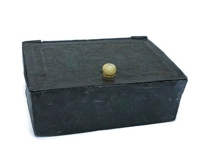 Antique Japanese Pewter Box at Duckwells