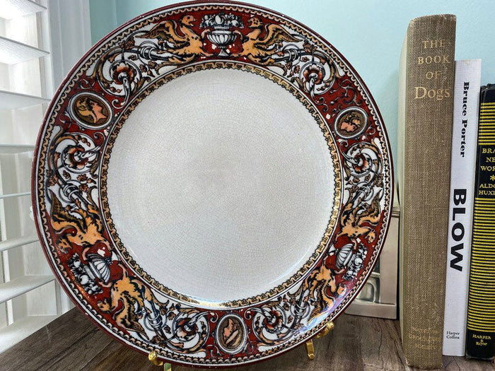 Antique Minton Florentine Dinner Plate at Duckwells