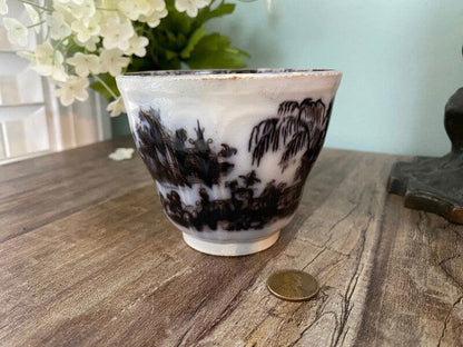 Antique Mulberry Staffordship Cup at Duckwells