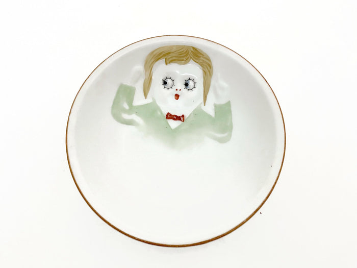 Antique Nippon Googly Eyes Child's Bowl at Duckwells