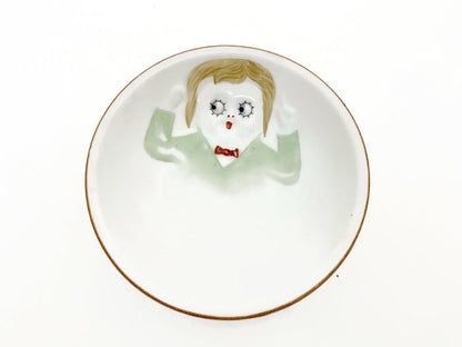 Antique Nippon Googly Eyes Child's Bowl at Duckwells