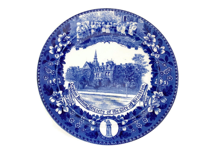 Antique Orphan Asylum Brooklyn NY Plate at Duckwells