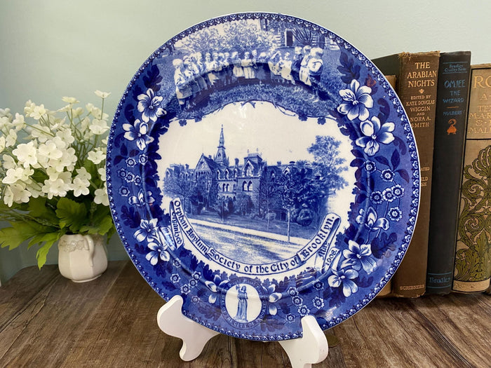Antique Orphan Asylum Brooklyn NY Plate at Duckwells