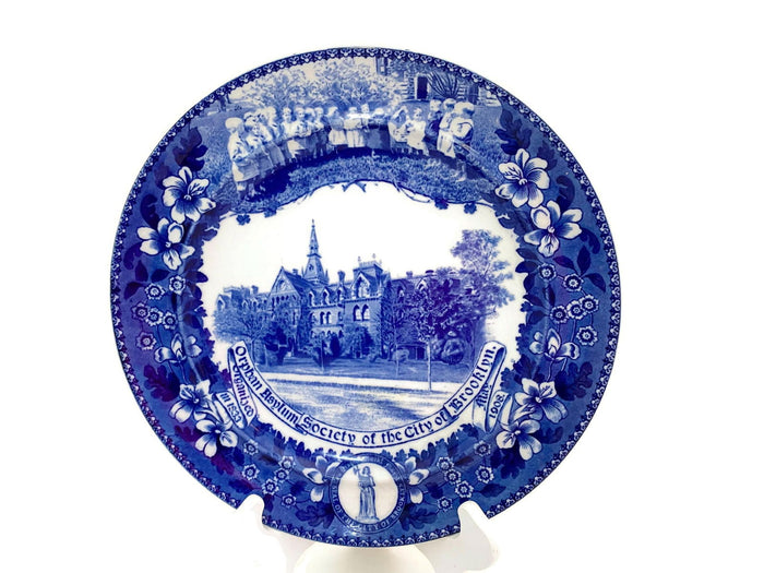Antique Orphan Asylum Brooklyn NY Plate at Duckwells