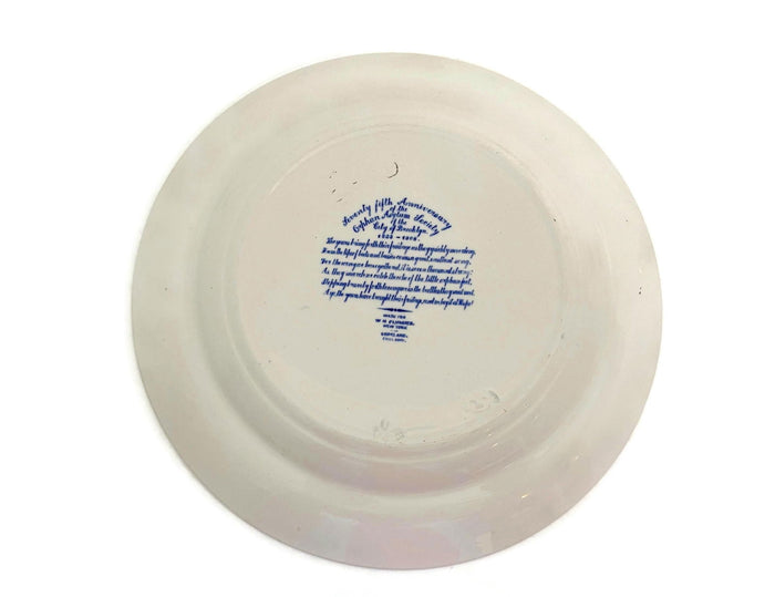Antique Orphan Asylum Brooklyn NY Plate at Duckwells
