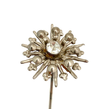 Antique Starburst Metal Hat Pin at Duckwells